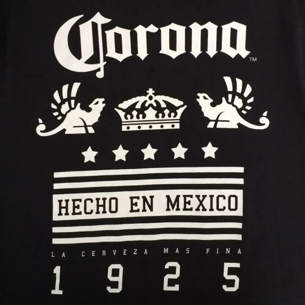 Corona Short Sleeve Black Graphic Tee - Picture 4 of 8
